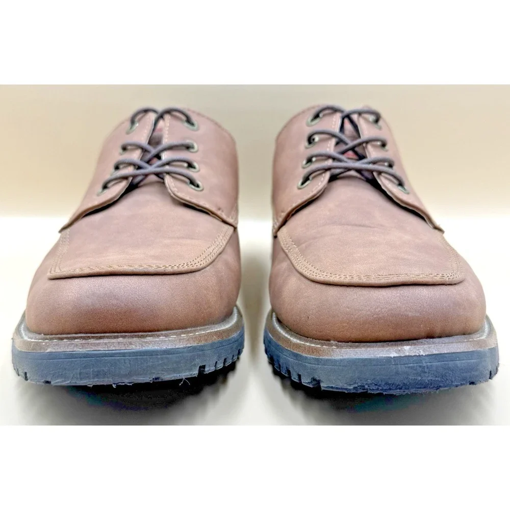 Levi Strauss Shoes Men's 8.5 Brown Faux Suede Leather Comfort Insole Lace‎ Up